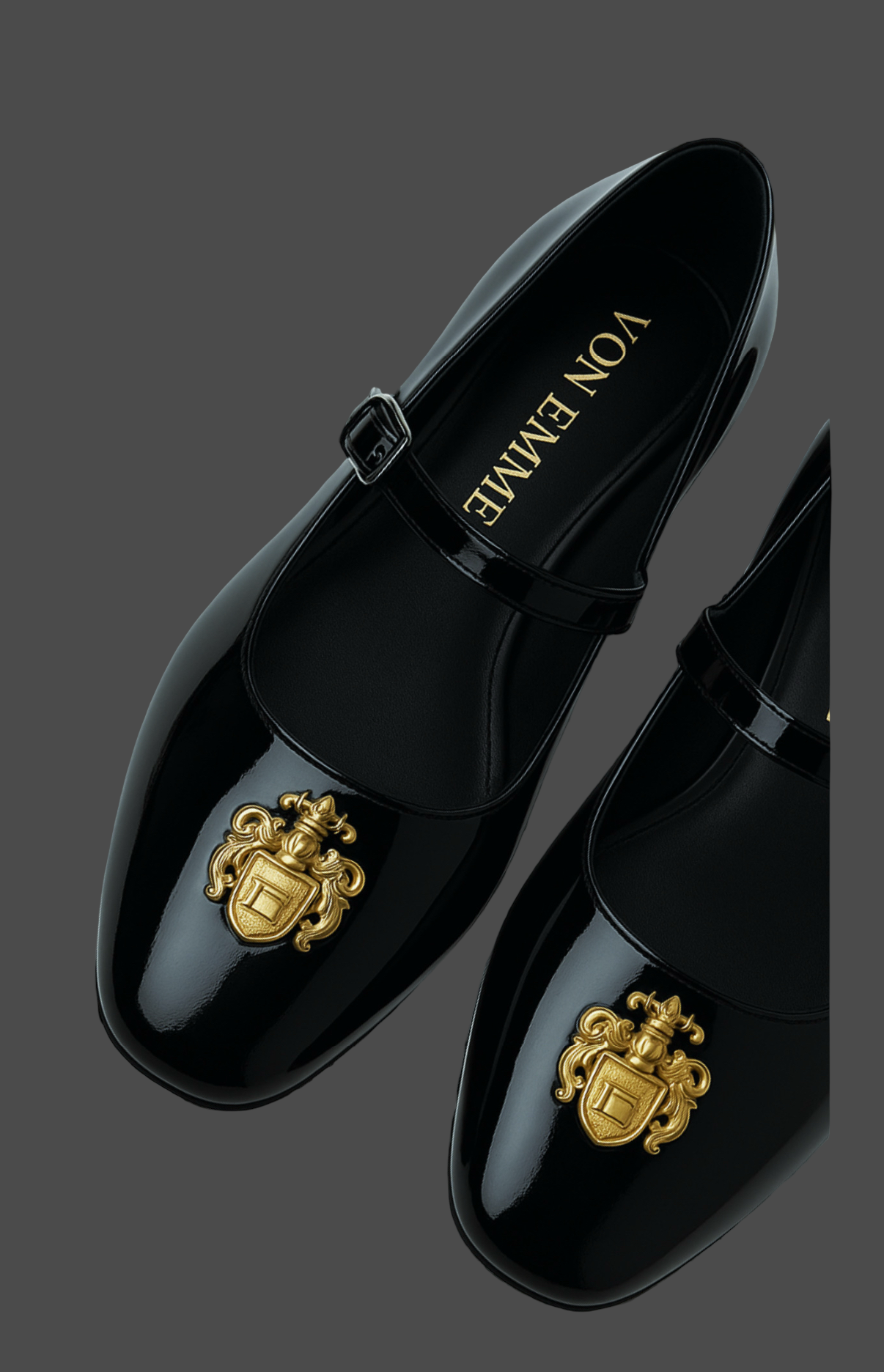 Von Emme – Crest Mary Jane Flats