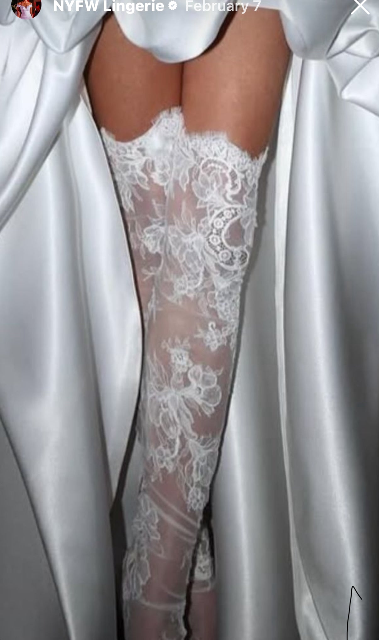 Lace Thigh-High Stockings