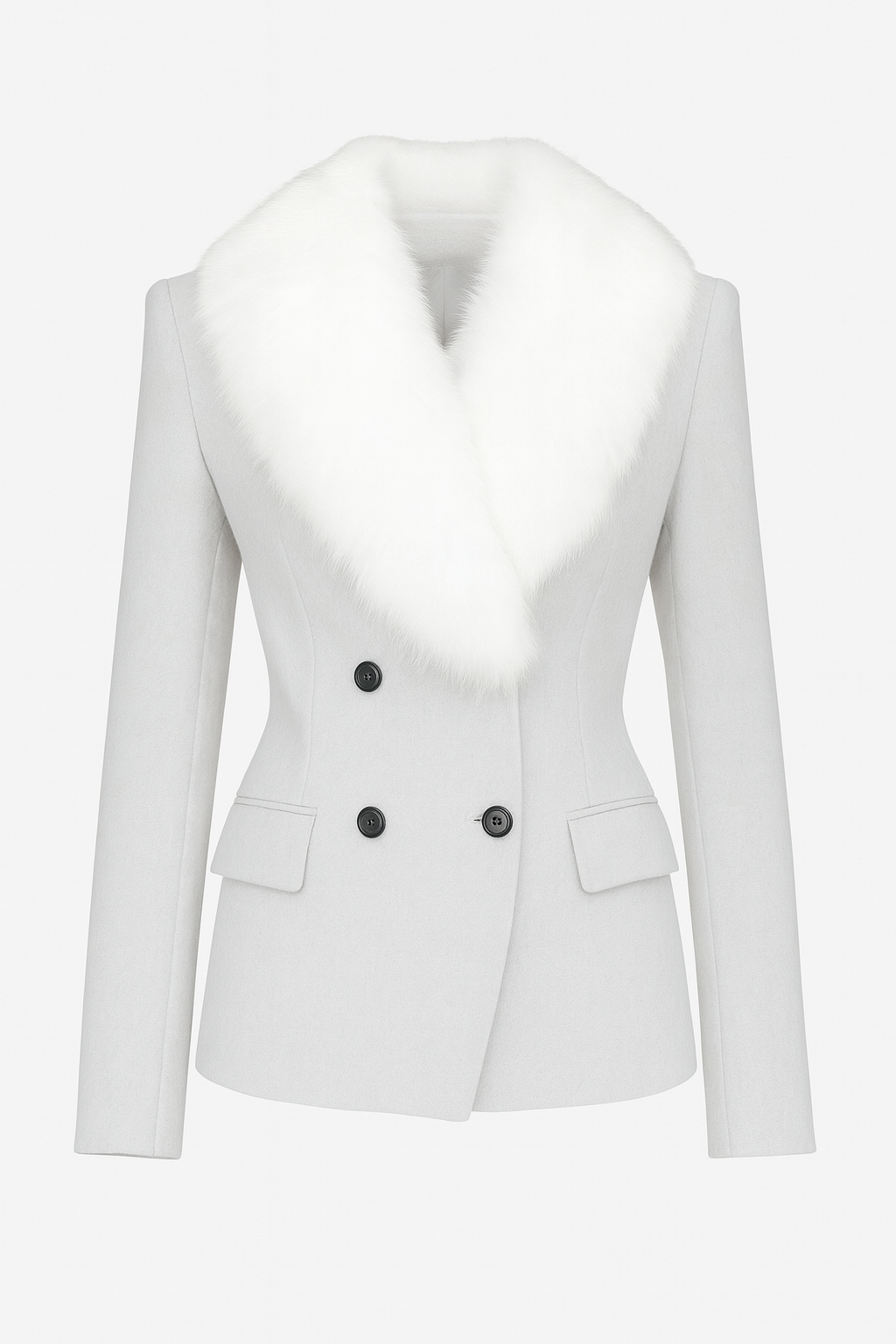 Von Emme – Ivory Wool Suit with Fox Collar
Premium Tailoring Collection
