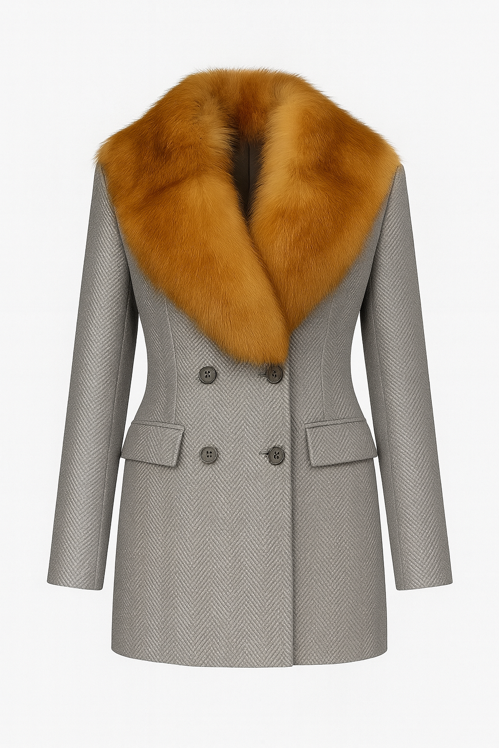 Von Emme – Ivory Wool Suit with Fox Collar
Premium Tailoring Collection
