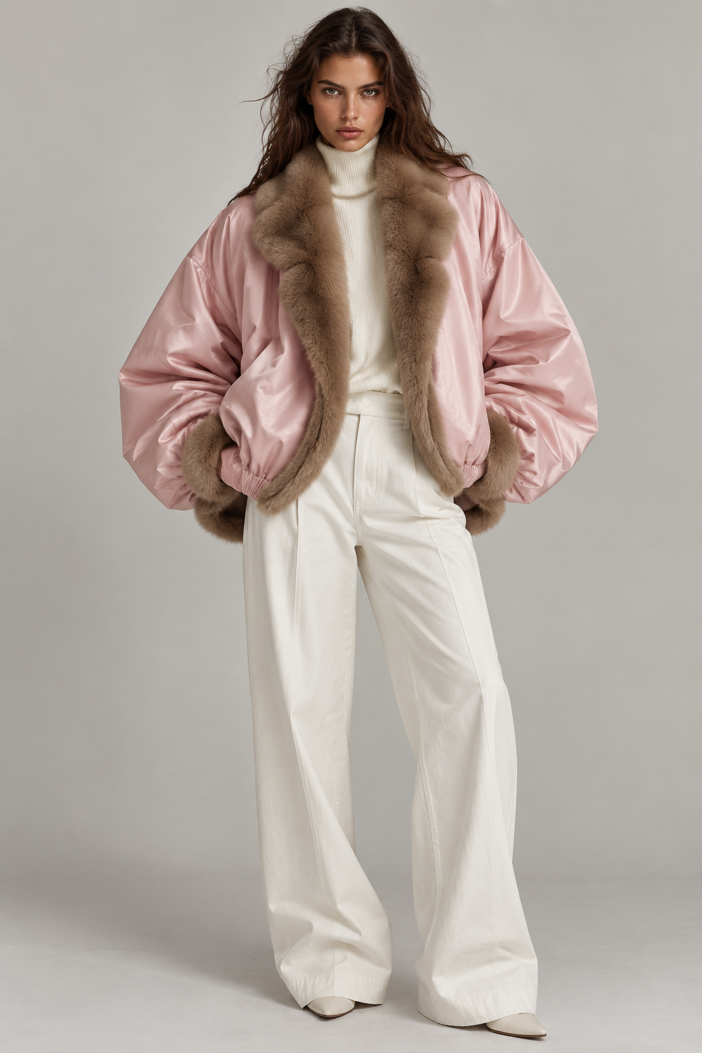 THE ROSÉ SABLE JACKET