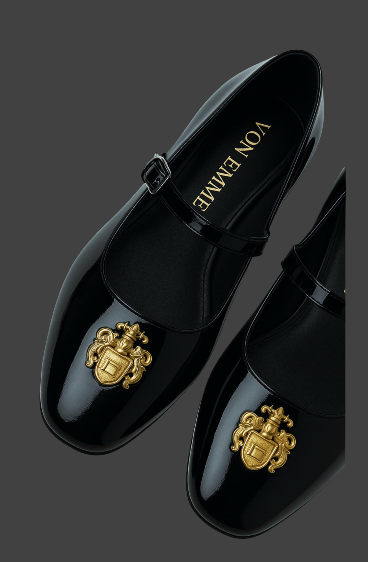 Von Emme – Crest Mary Jane Flats
