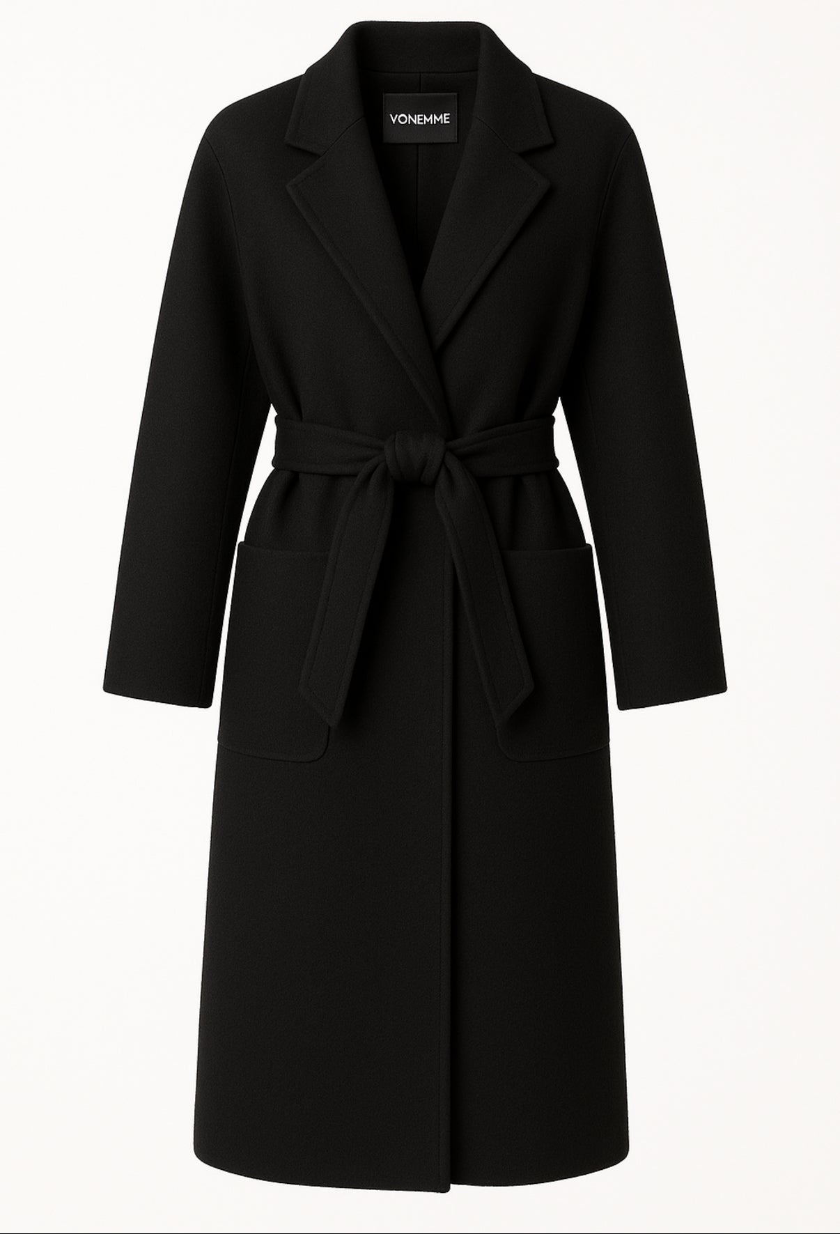 Von Emme – Classic Wool Belted Coat