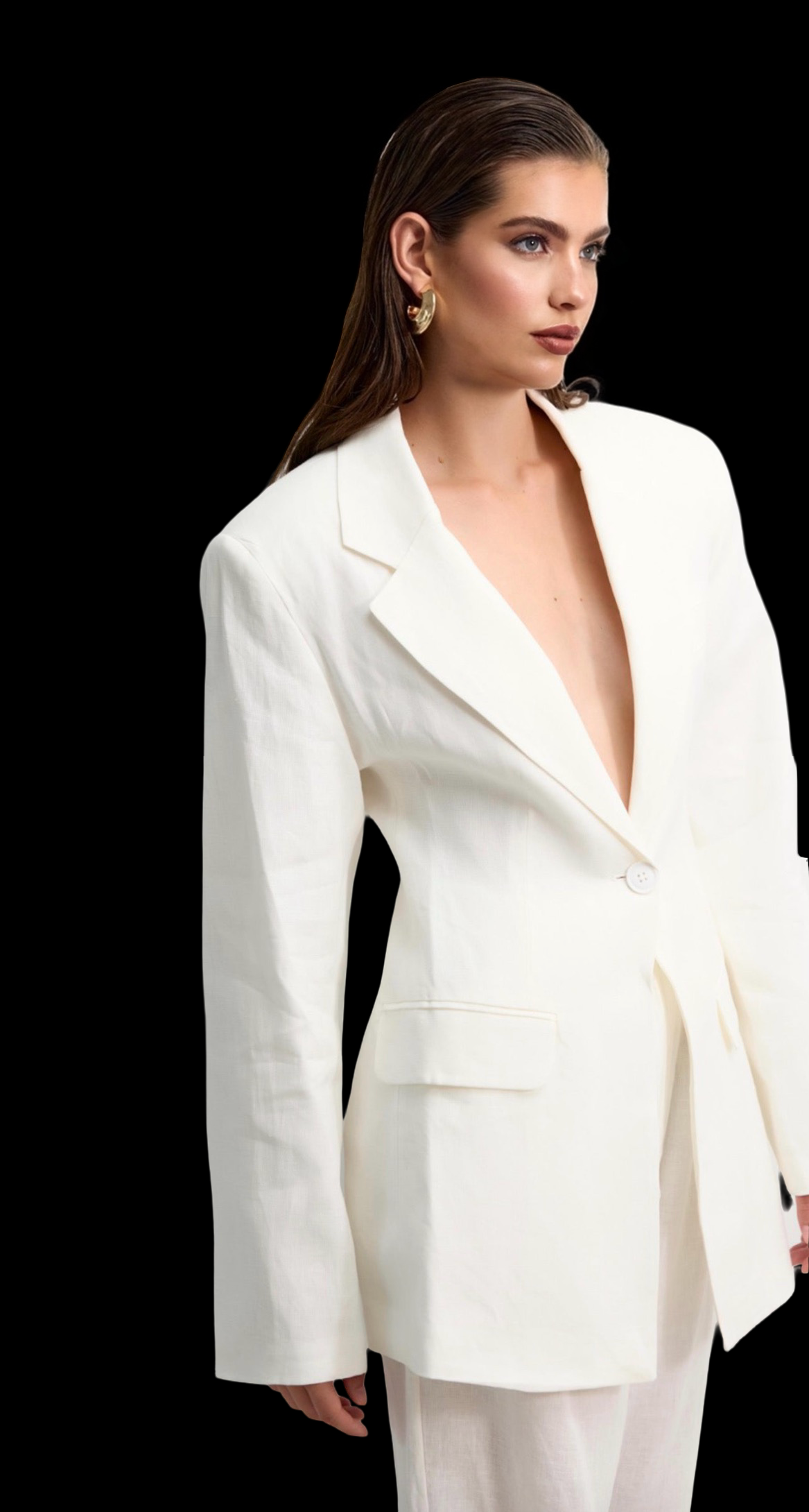 Olivia Linen Tailored Blazer