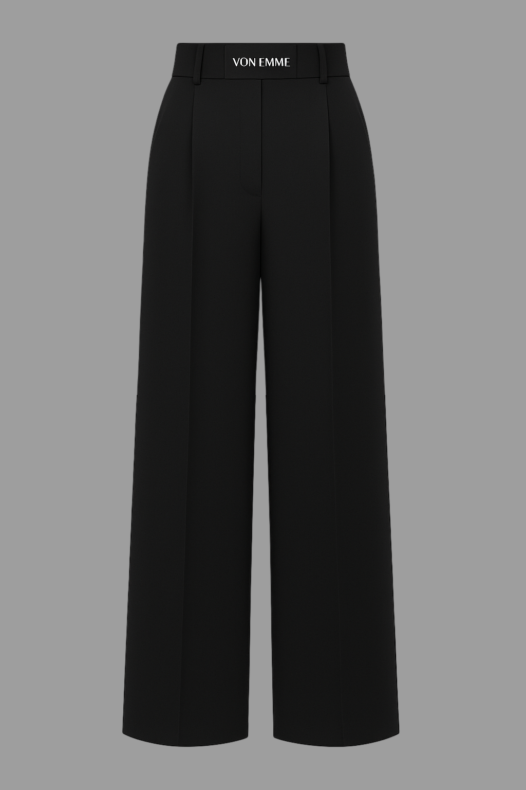 Women’s classic wool two-piece suit high waist wide leg pants & oversized blazer