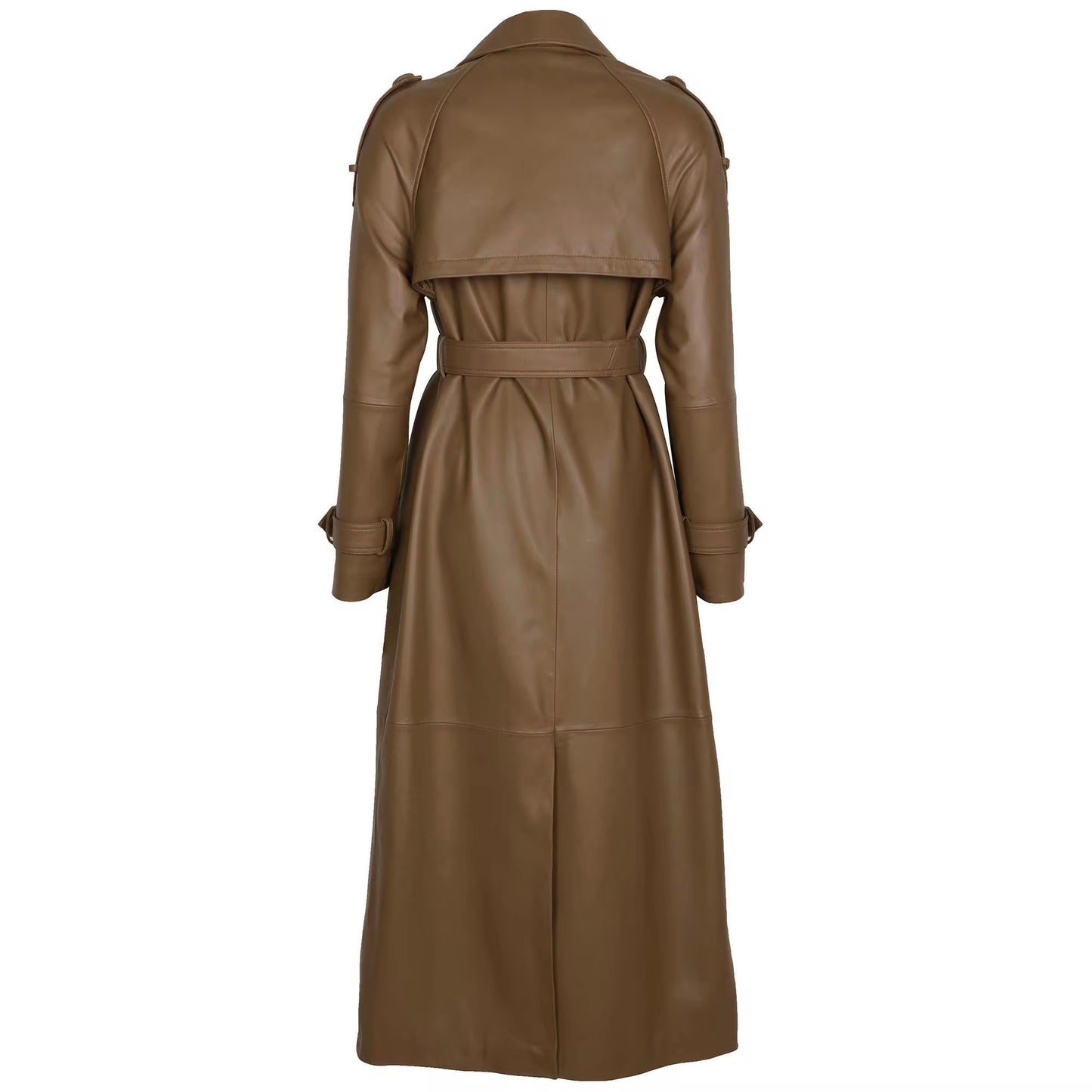 LONDON LEATHER COAT - VON EMME COLLECTION