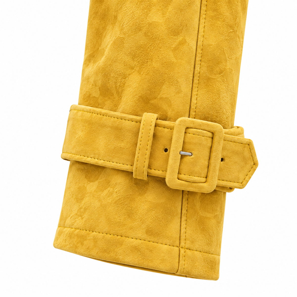 THE GOLDEN SUEDE TRENCH COAT