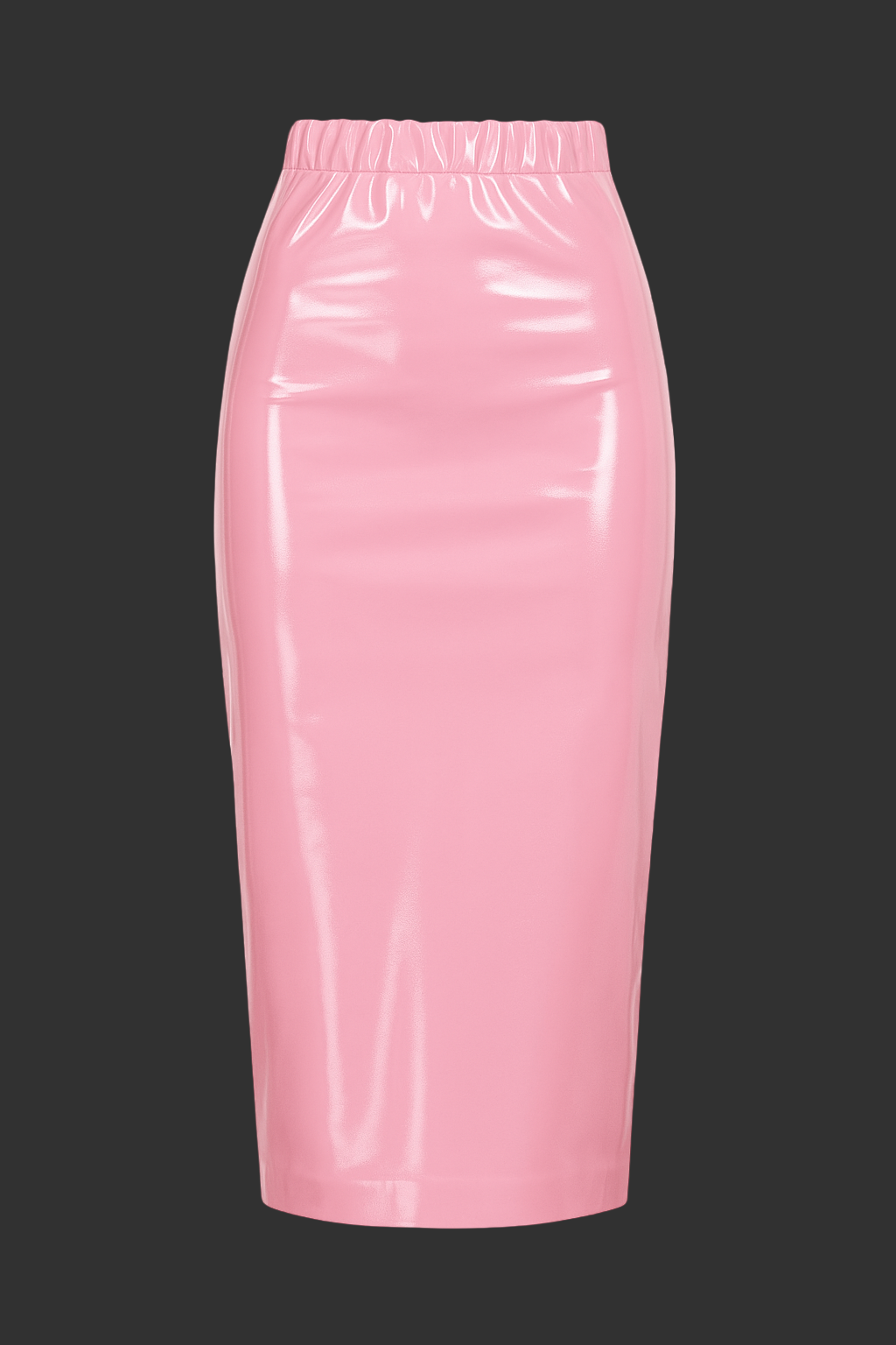 Von Emme – Pink Gloss Pencil Skirt