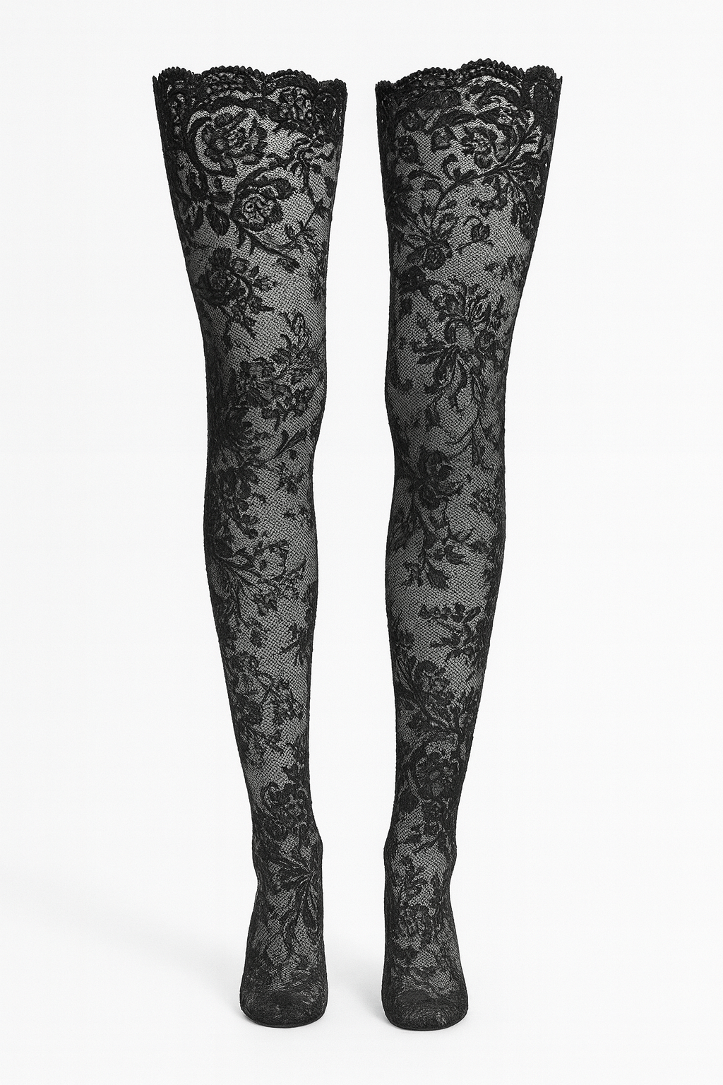 Lace Thigh-High Stockings