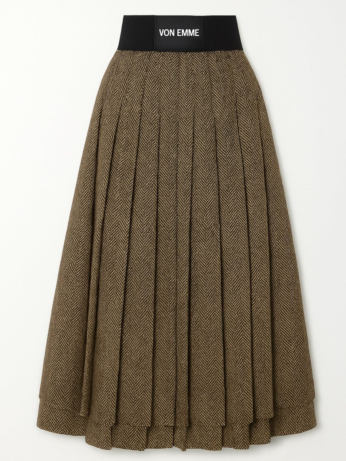 Von Emme – Italian Wool Pleated Skirt