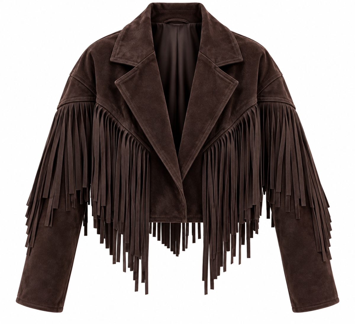THE SIENNA FRINGE SUEDE JACKET