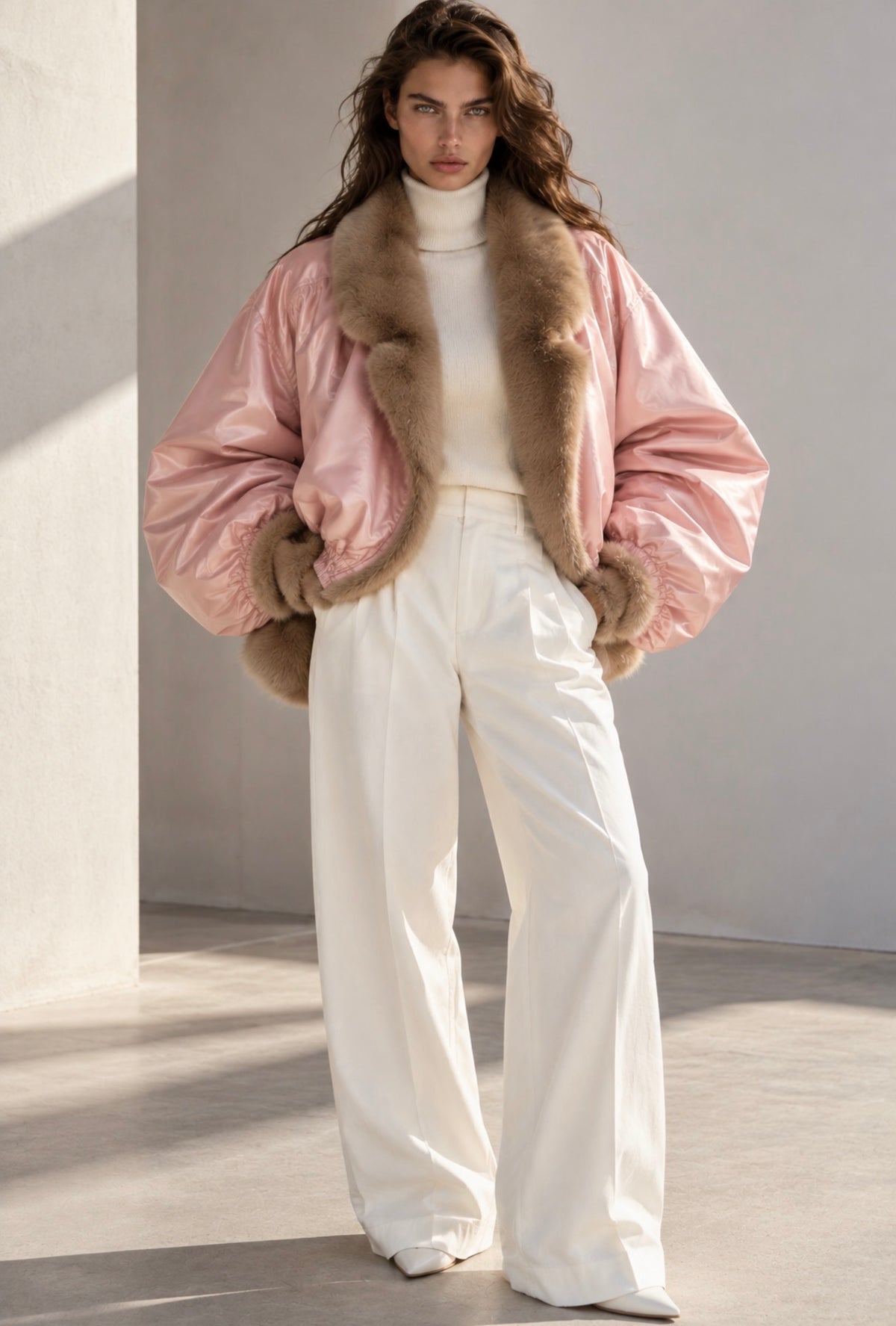 THE ROSÉ SABLE JACKET