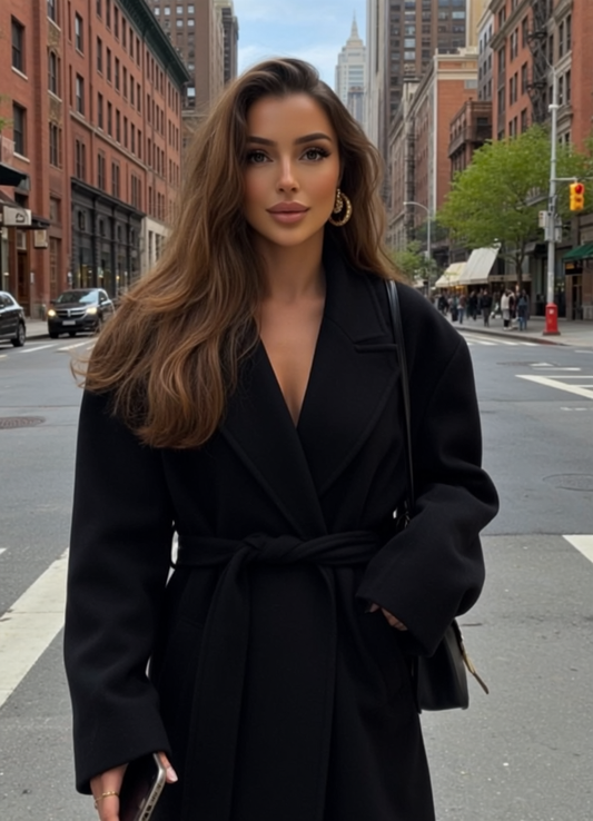 Von Emme – Classic Wool Belted Coat