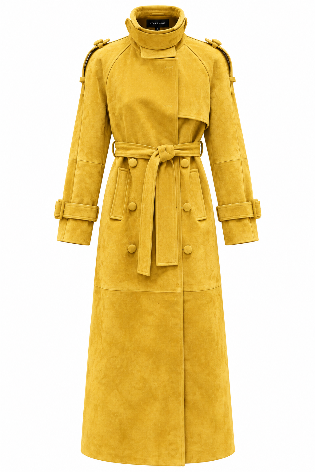 THE GOLDEN SUEDE TRENCH COAT