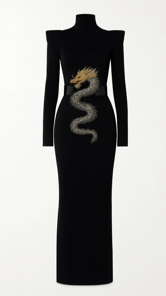 Black Dragon Dress