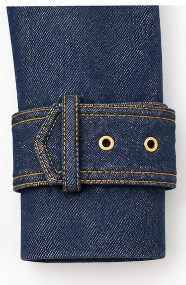 THE INDIGO DENIM BIKER JACKET