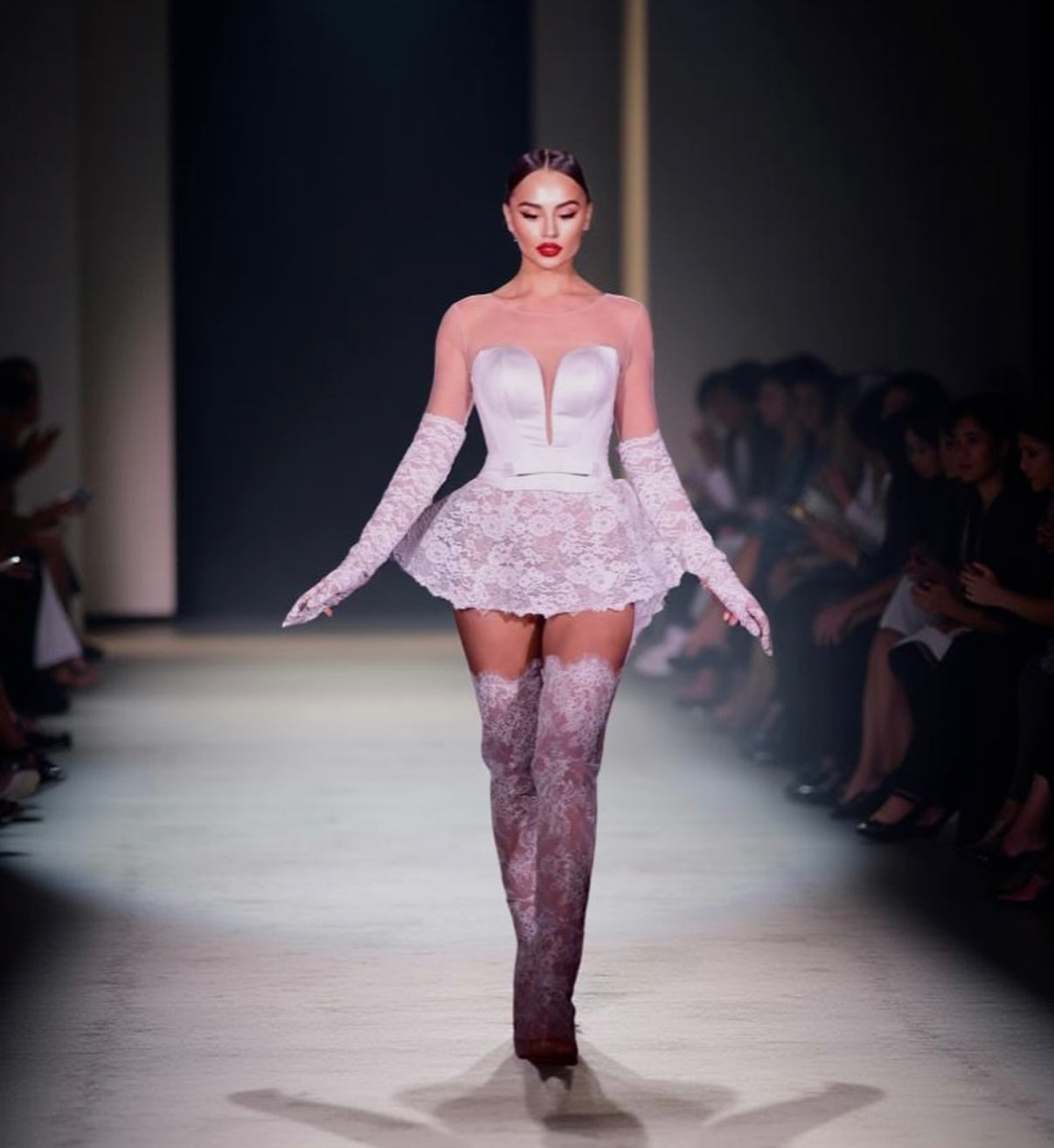 Lace Thigh-High Stockings