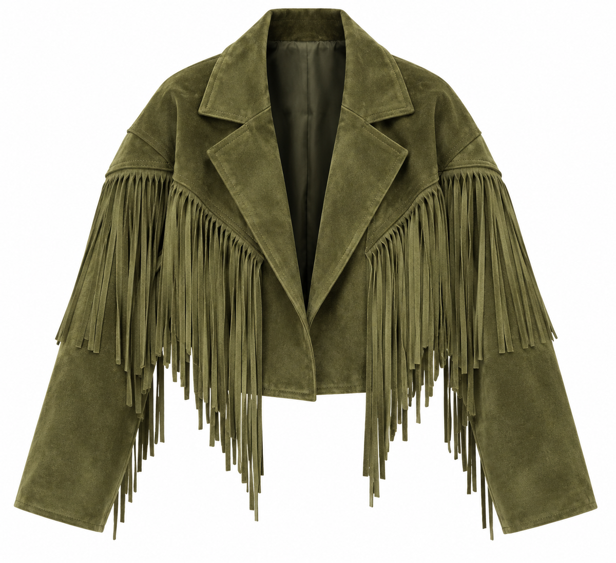 THE SIENNA FRINGE SUEDE JACKET