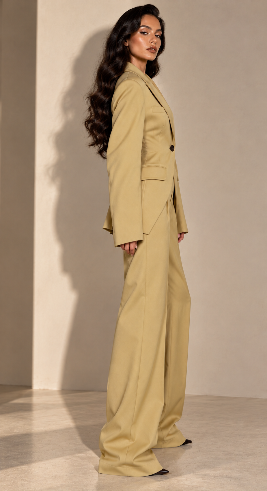 Desert Sand Tailored Blazer & Pants
