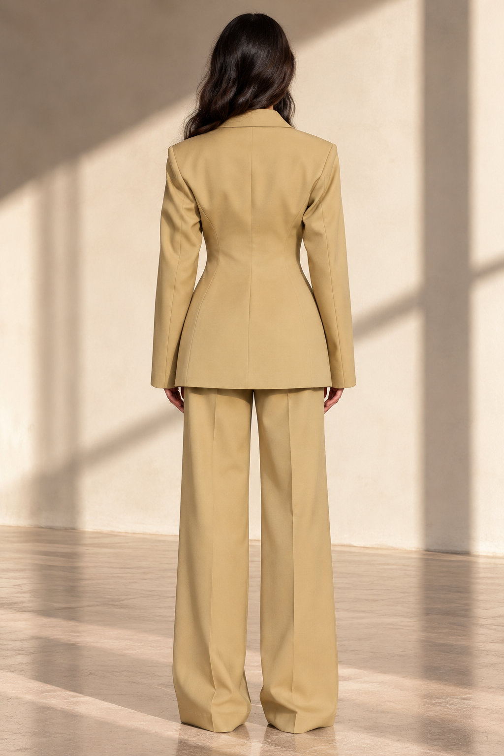 Desert Sand Tailored Blazer & Pants