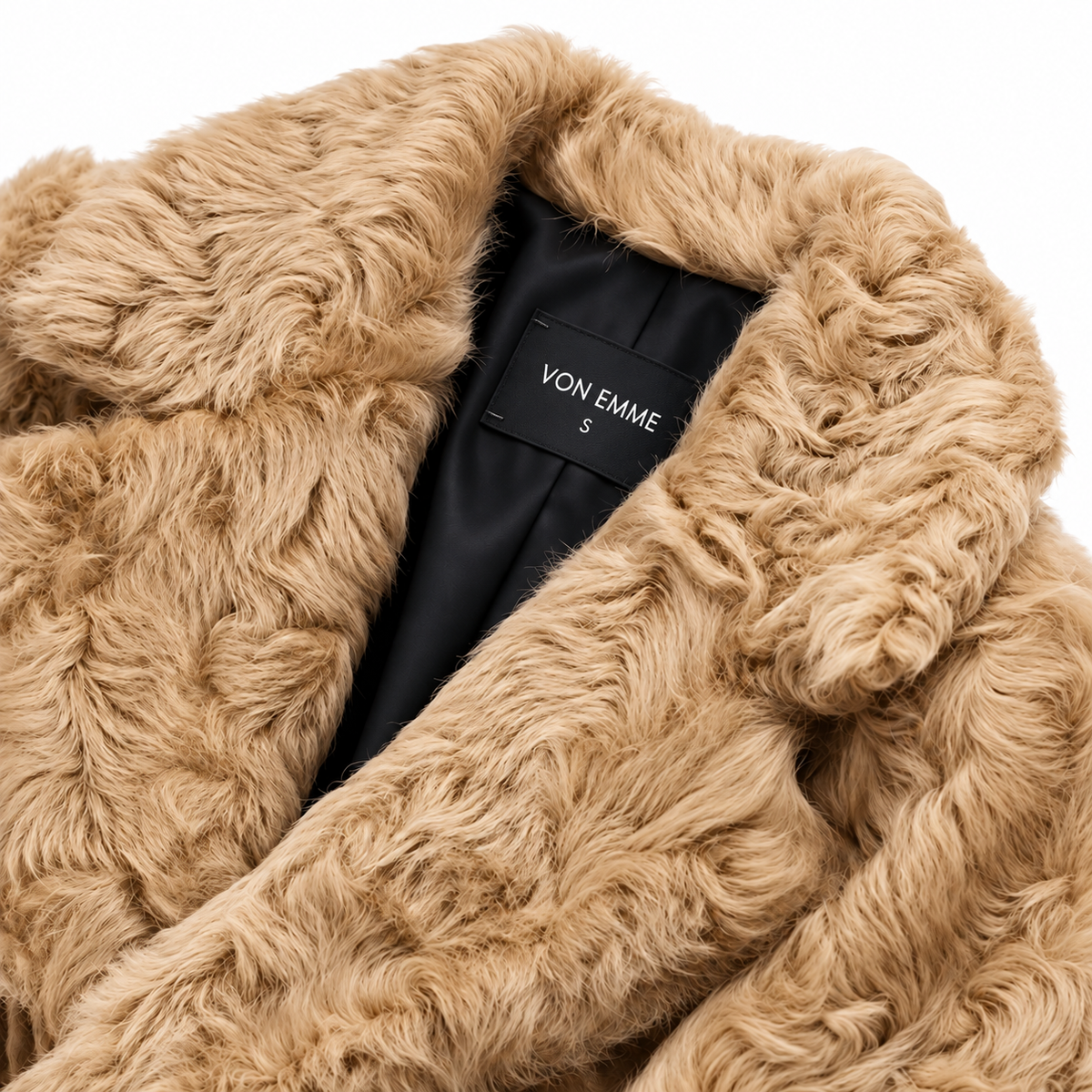 LONG SHEARLING COAT