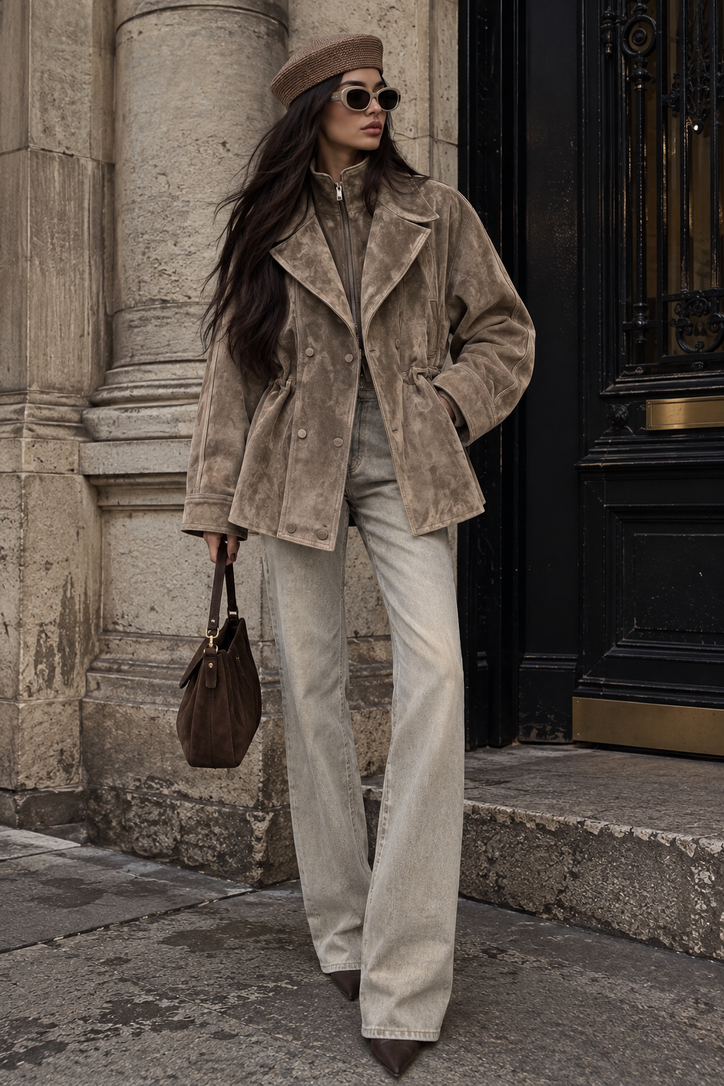 VON EMME | WOMEN'S GENUINE SUEDE LEATHER JACKET