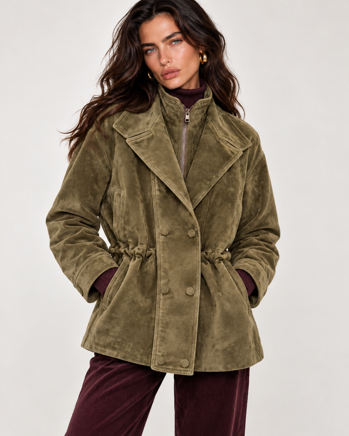 VON EMME | WOMEN'S GENUINE SUEDE LEATHER JACKET