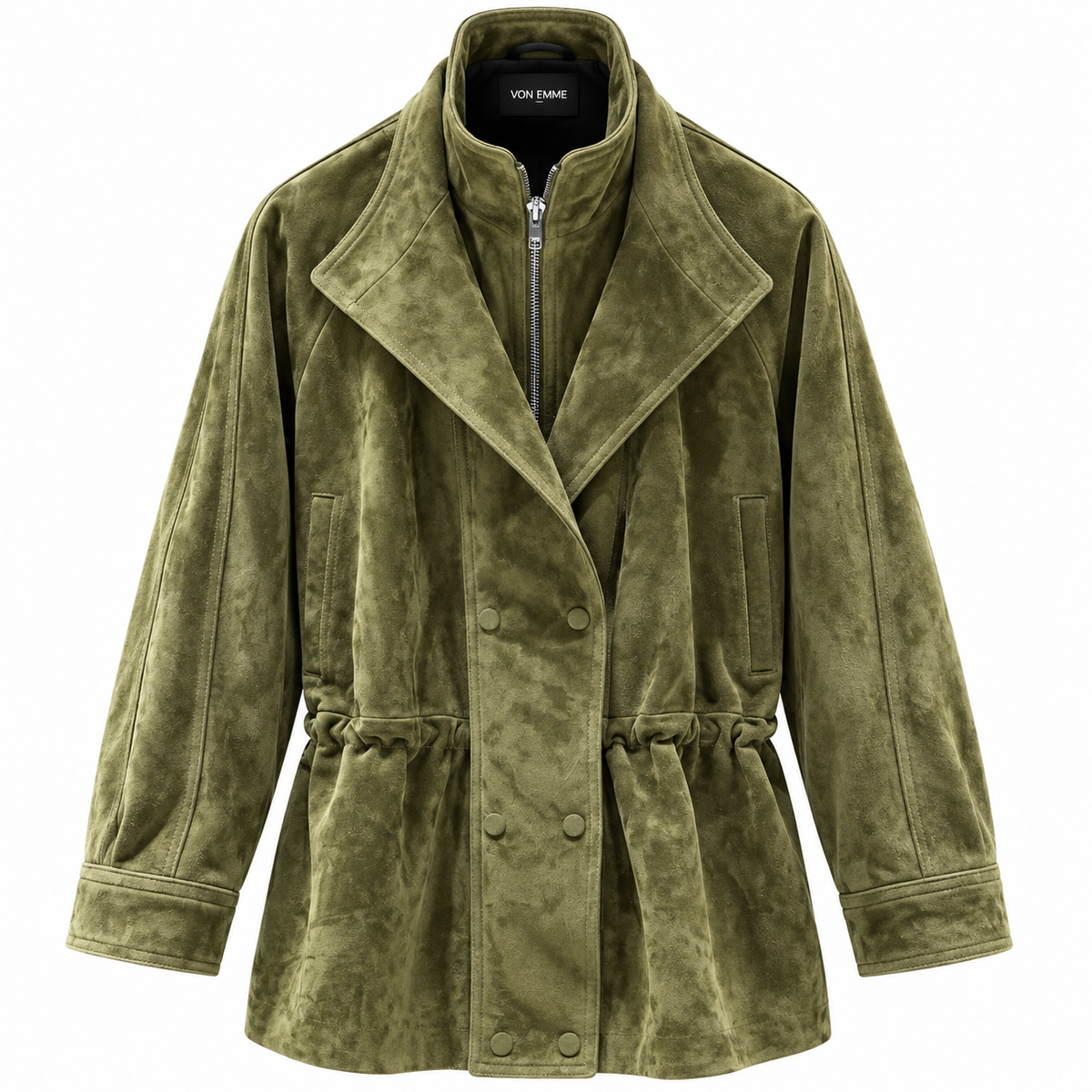 VON EMME | WOMEN'S GENUINE SUEDE LEATHER JACKET