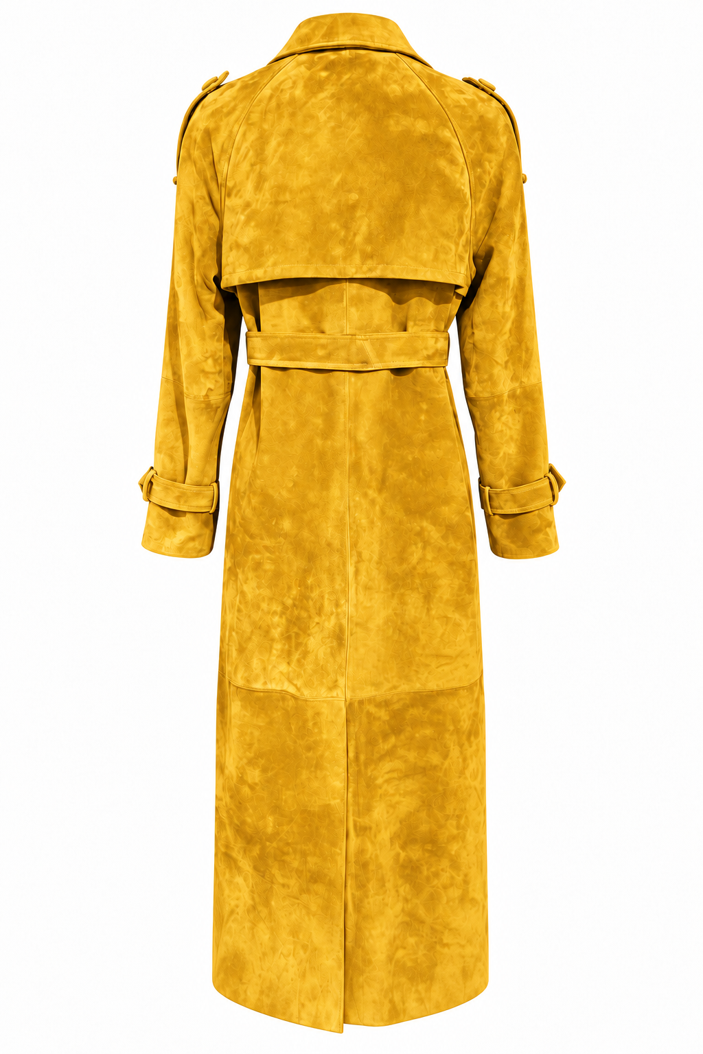 THE GOLDEN SUEDE TRENCH COAT