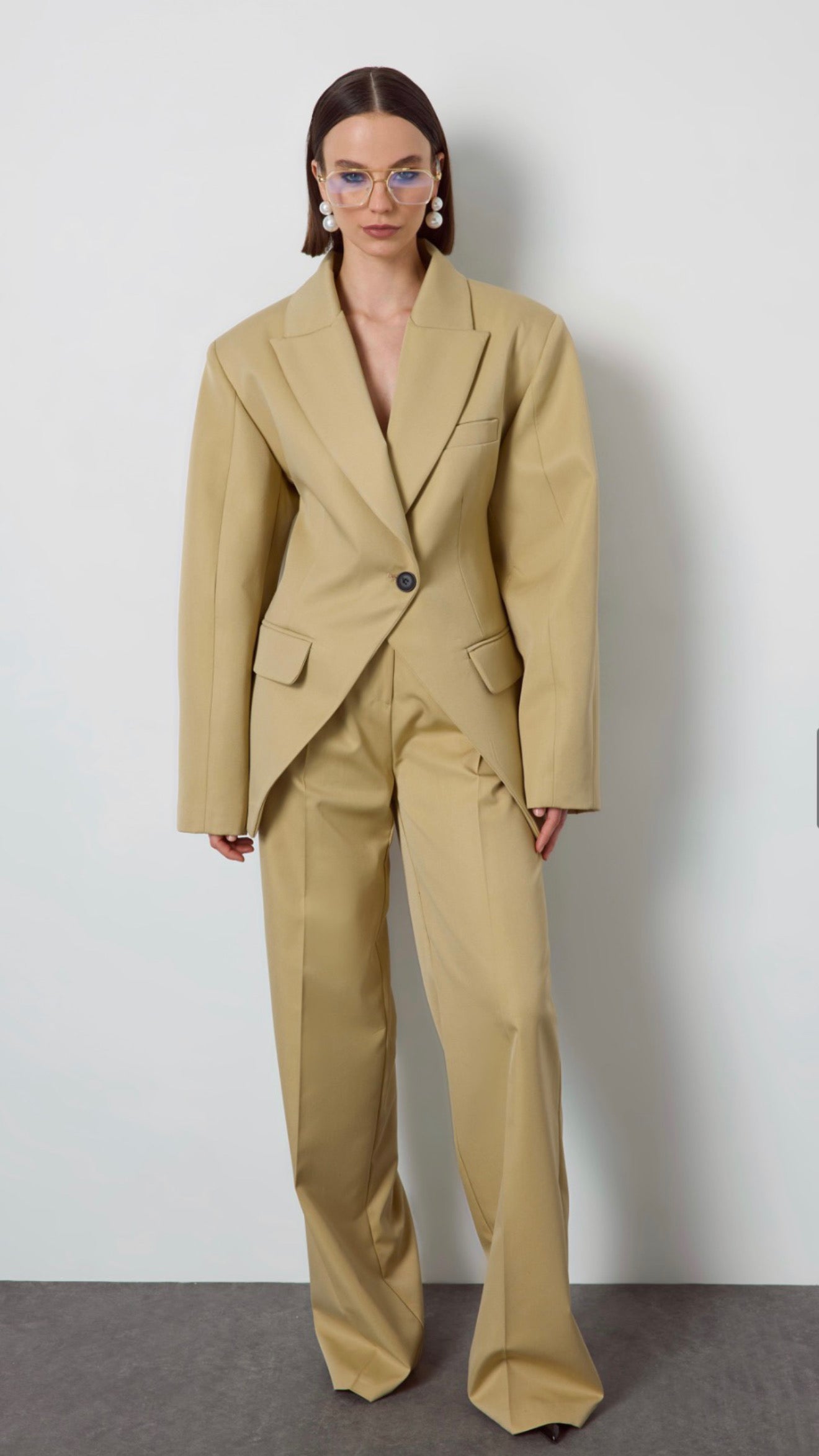 Desert Sand Tailored Blazer