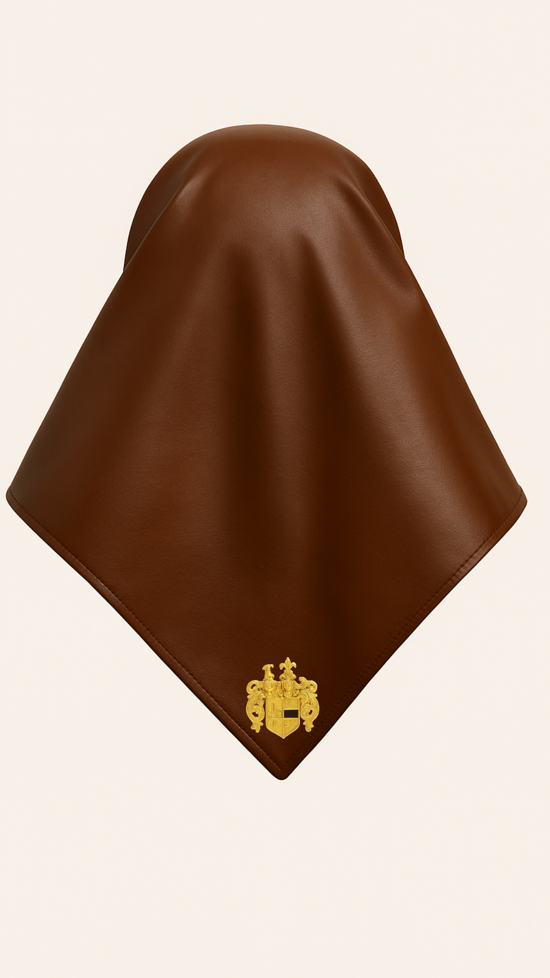 Von Emme — Black Leather Headscarf