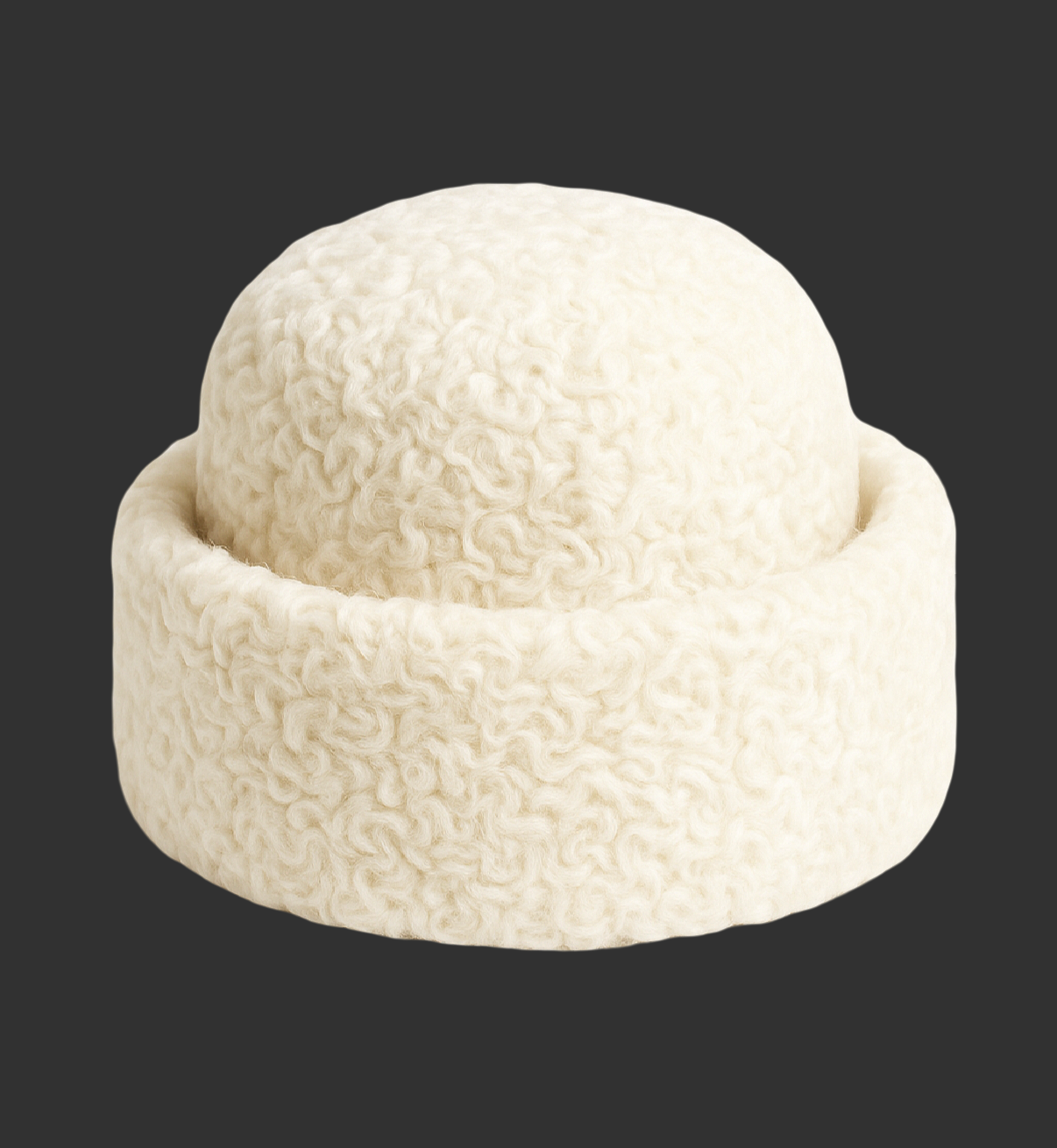 Von Emme – Karakul Pillbox Hat